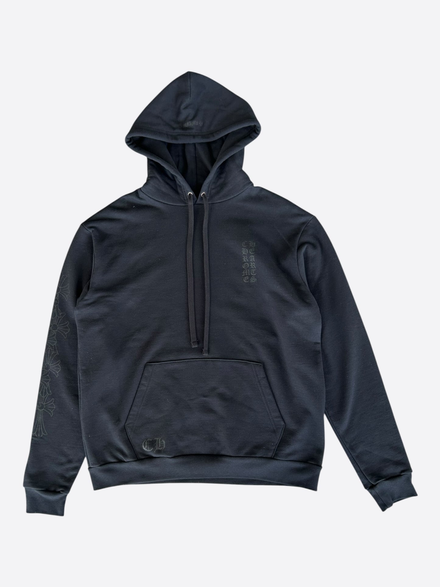 Chrome Hearts Black Miami Exclusive Cross Logo Hoodie
