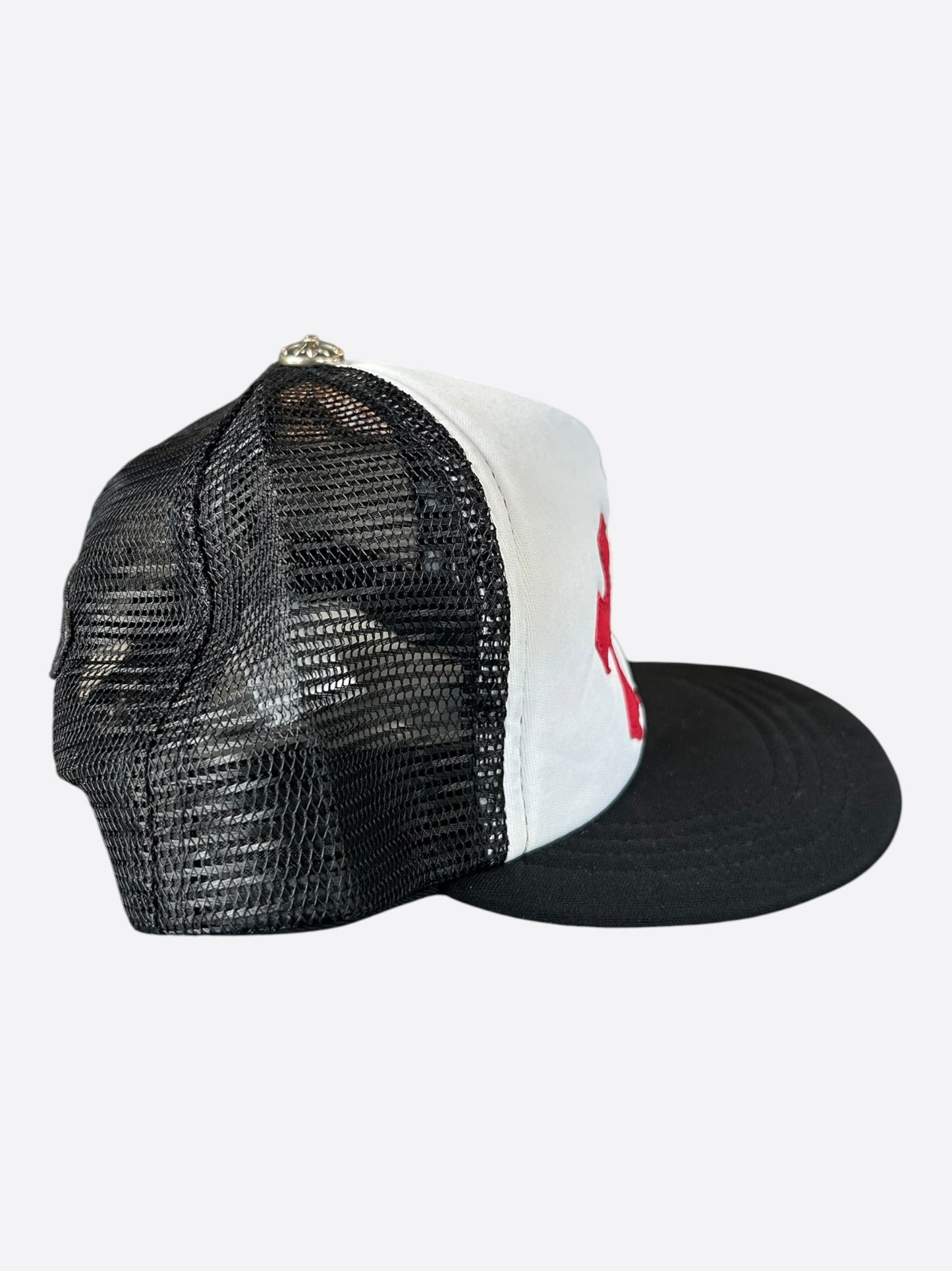 Chrome Hearts Black USA Triple Cross Patch Hat