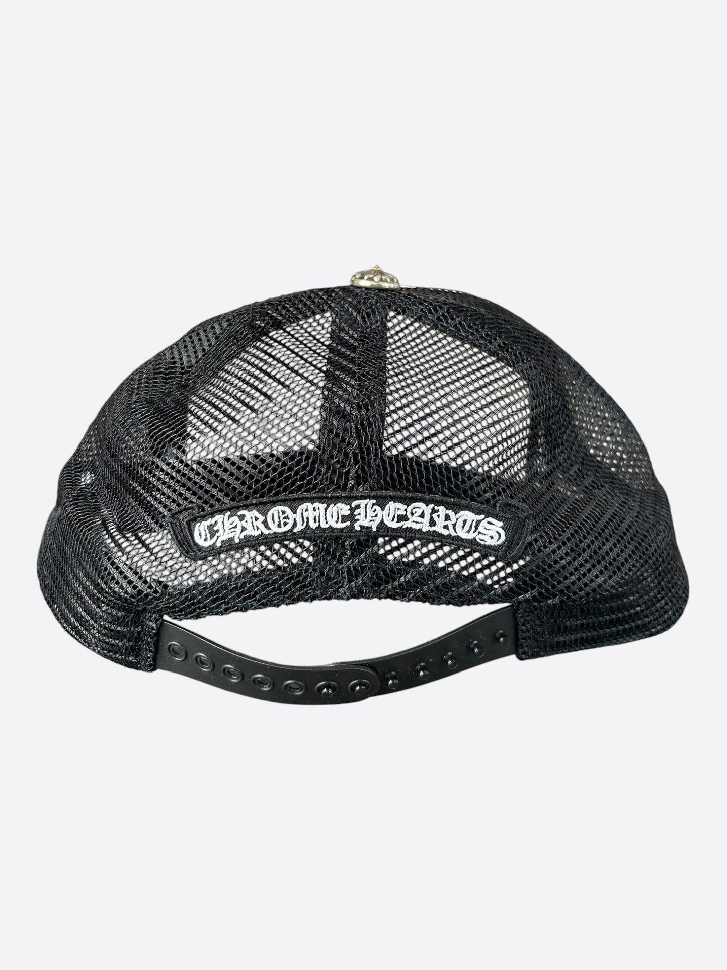 Chrome Hearts Black USA Triple Cross Patch Hat