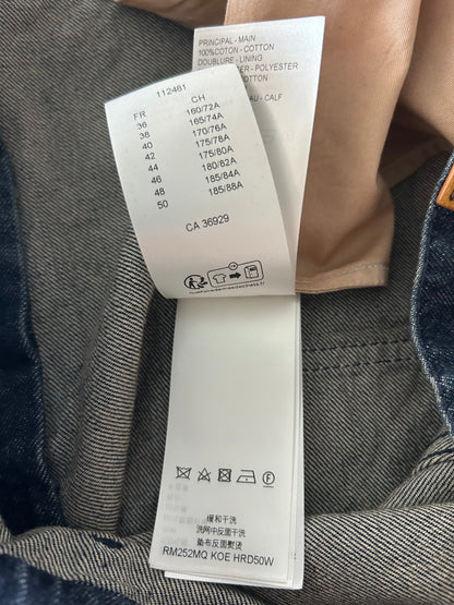 Louis Vuitton Blue Monogram Carpenter Denim Shorts