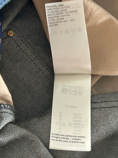 Louis Vuitton Blue Monogram Carpenter Denim Shorts