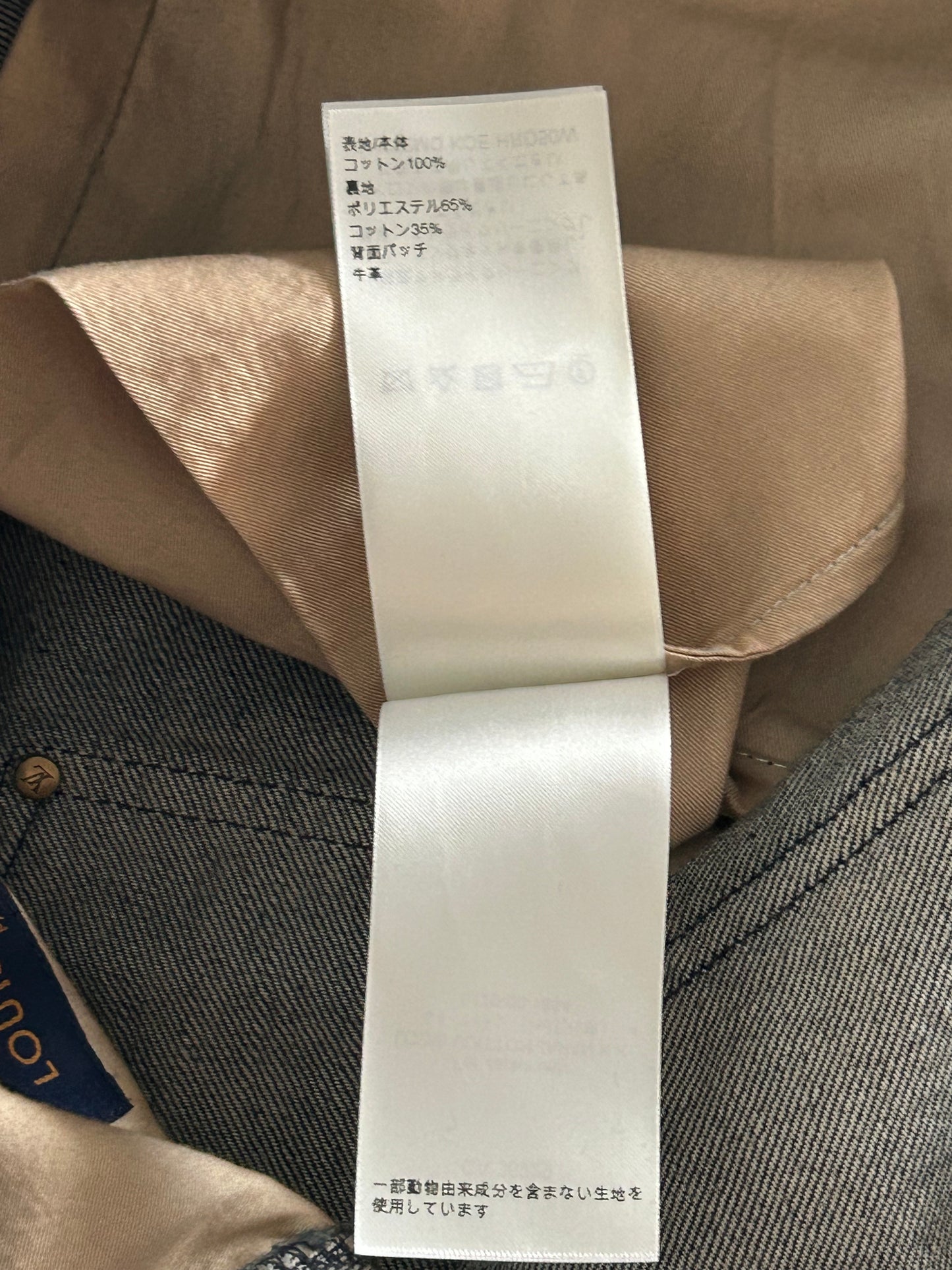 Louis Vuitton Blue Monogram Carpenter Denim Shorts