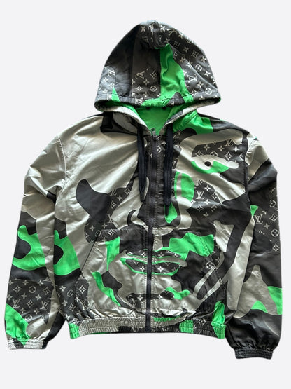 Louis Vuitton KidSuper Camouflage Monogram Face Windbreaker