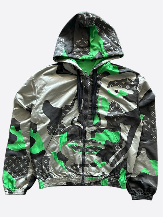 Louis Vuitton KidSuper Camouflage Monogram Face Windbreaker