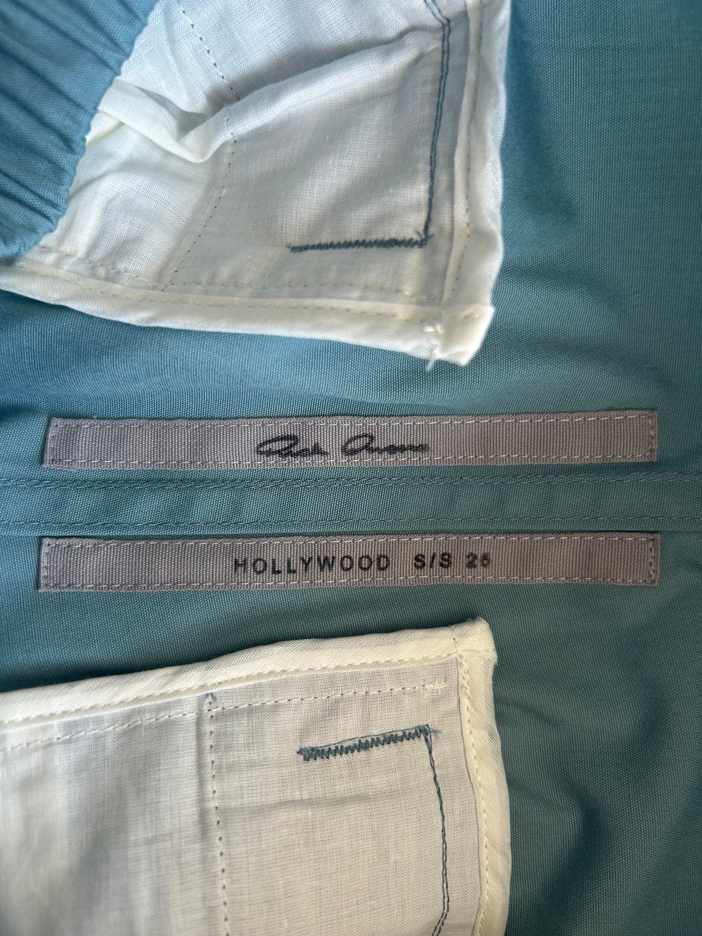 Rick Owens Light Blue Cargobela Cargo Pants