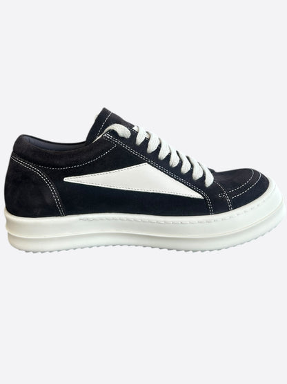 Rick Owens Brown Leather Vintage Women's Low Top Sneakers