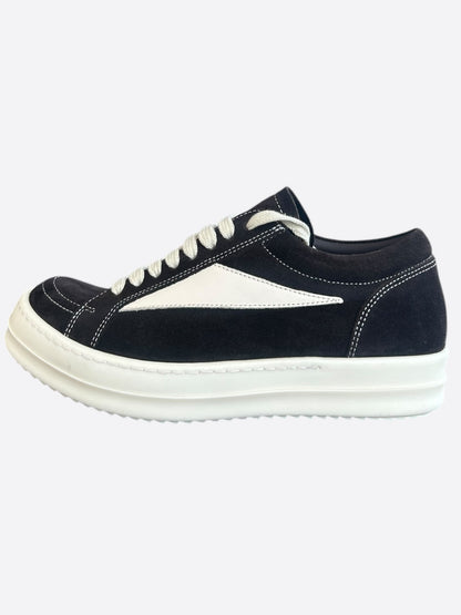 Rick Owens Brown Leather Vintage Women's Low Top Sneakers
