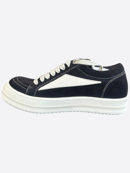 Rick Owens Brown Leather Vintage Women's Low Top Sneakers