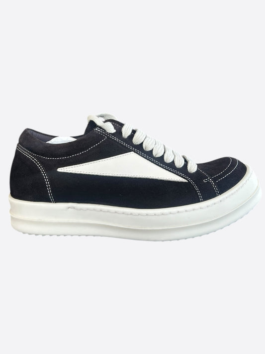 Rick Owens Brown Leather Vintage Women's Low Top Sneakers