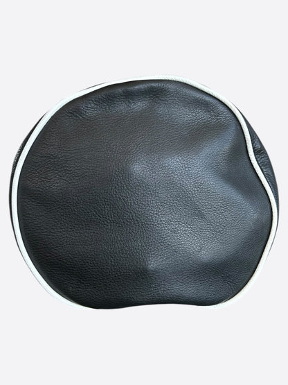 Chrome Hearts Black White & Green Triple Cross Leather Duffel Bag