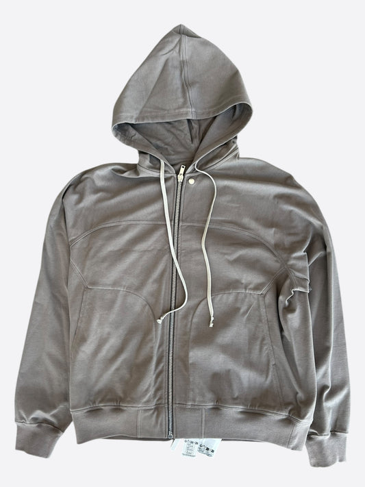 Rick Owens Beige Windbreaker Hoodie