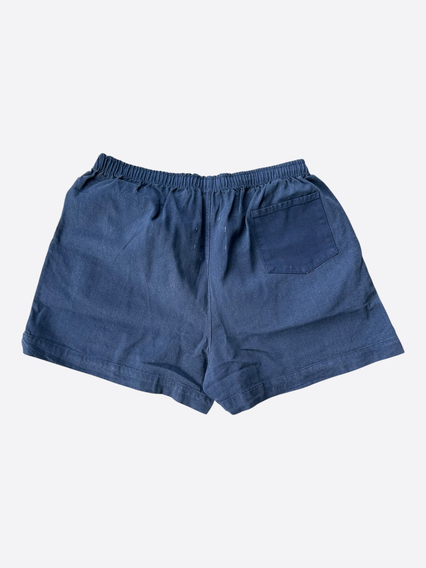 Gallery Dept Navy & Yellow Logo Zuma Shorts