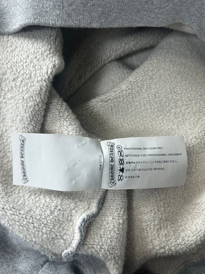 Chrome Hearts Grey & Black Triple Cross Quarter Zip Sweater