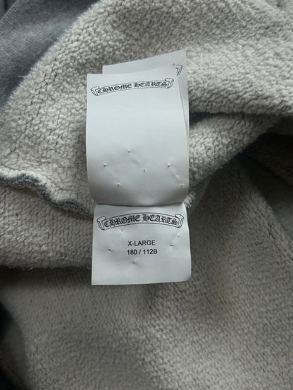 Chrome Hearts Grey & Black Triple Cross Quarter Zip Sweater