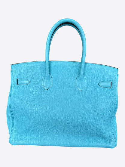 Hermes Tiffany Blue Togo & Palladium Hardware Birkin 35