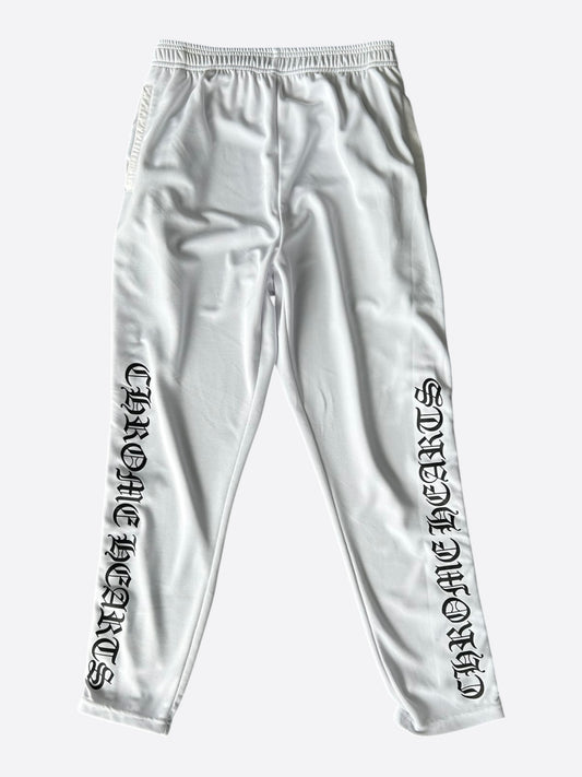 Chrome Hearts White & Black Snap Button Tearaway Track Pants