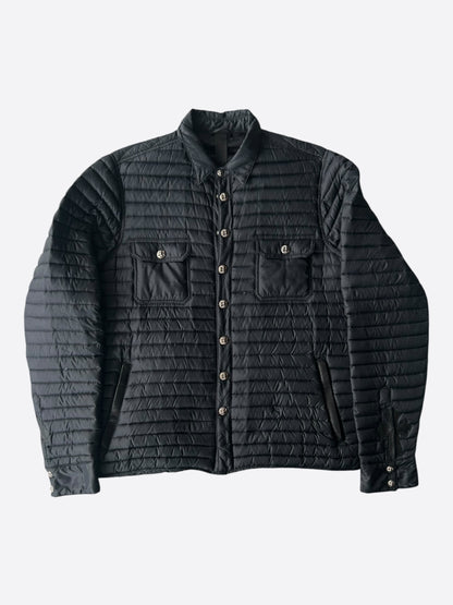 Chrome Hearts Black Cross Patch Puffer Jacket