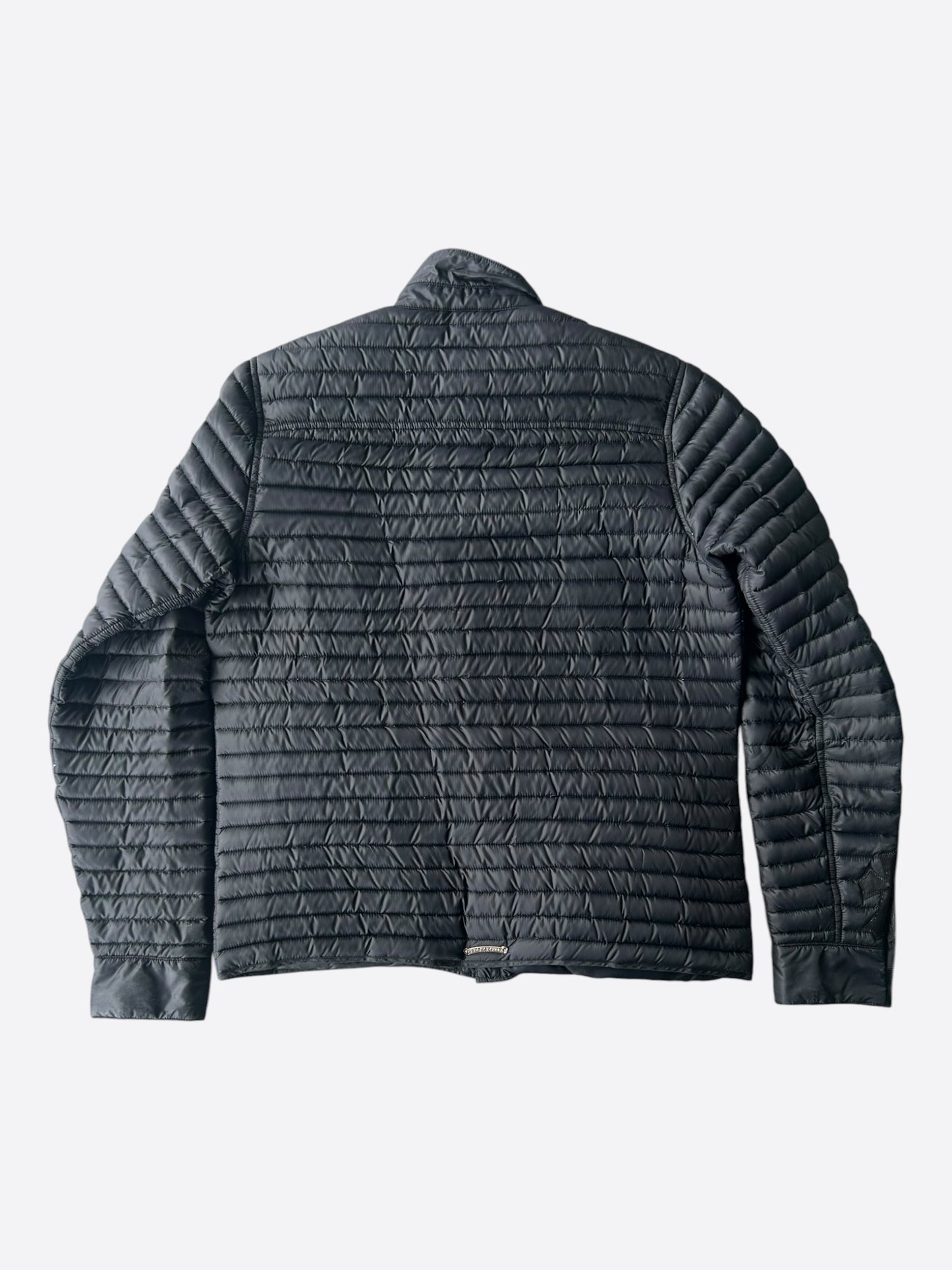 Chrome Hearts Black Cross Patch Puffer Jacket