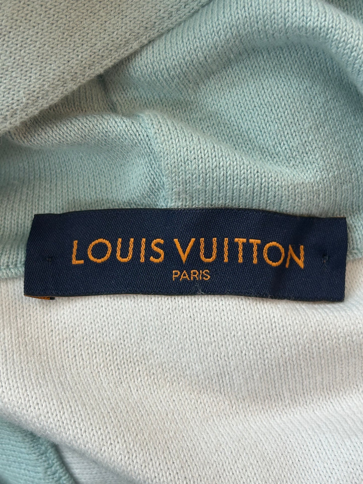 Louis Vuitton Blue & White Gradient Monogram Hoodie