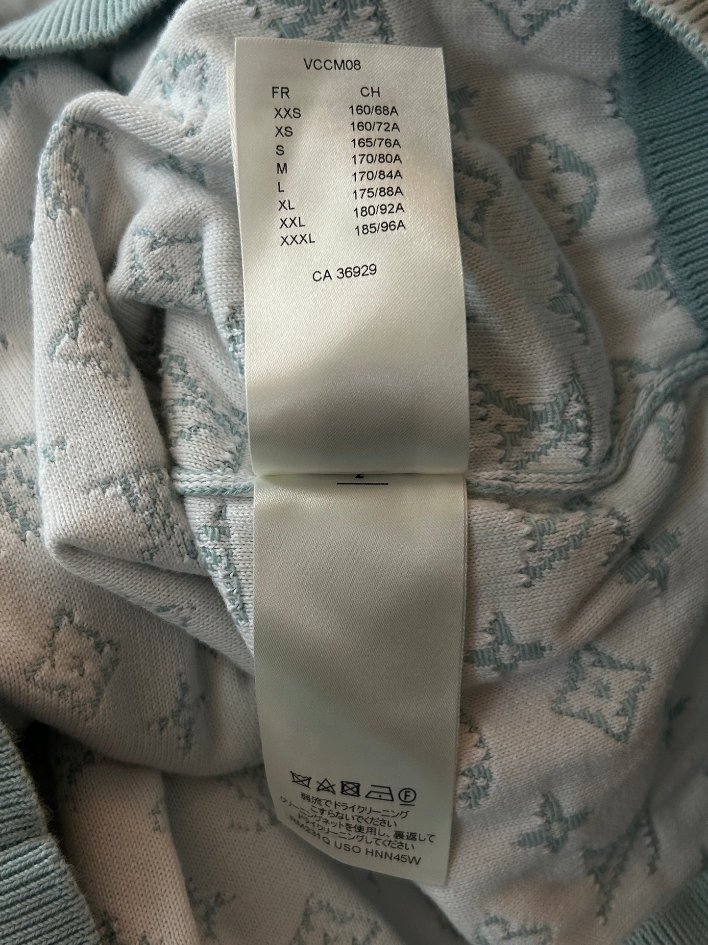 Louis Vuitton Blue & White Gradient Monogram Hoodie