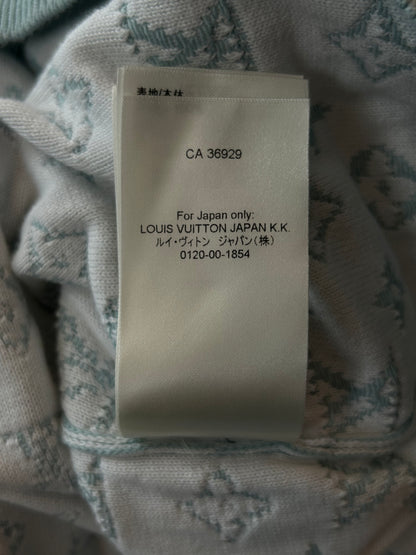 Louis Vuitton Blue & White Gradient Monogram Hoodie