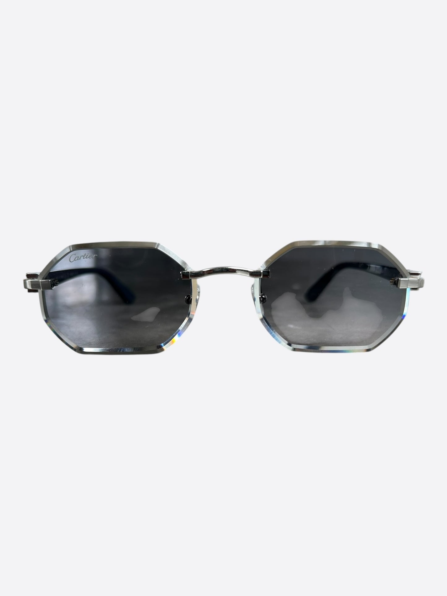 Cartier Blue & Silver Tinted Glasses