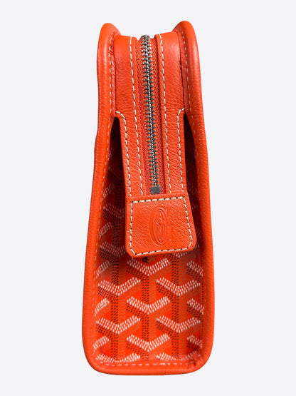 Goyard Orange Jouvence MM Dog Graphic Toiletry Bag