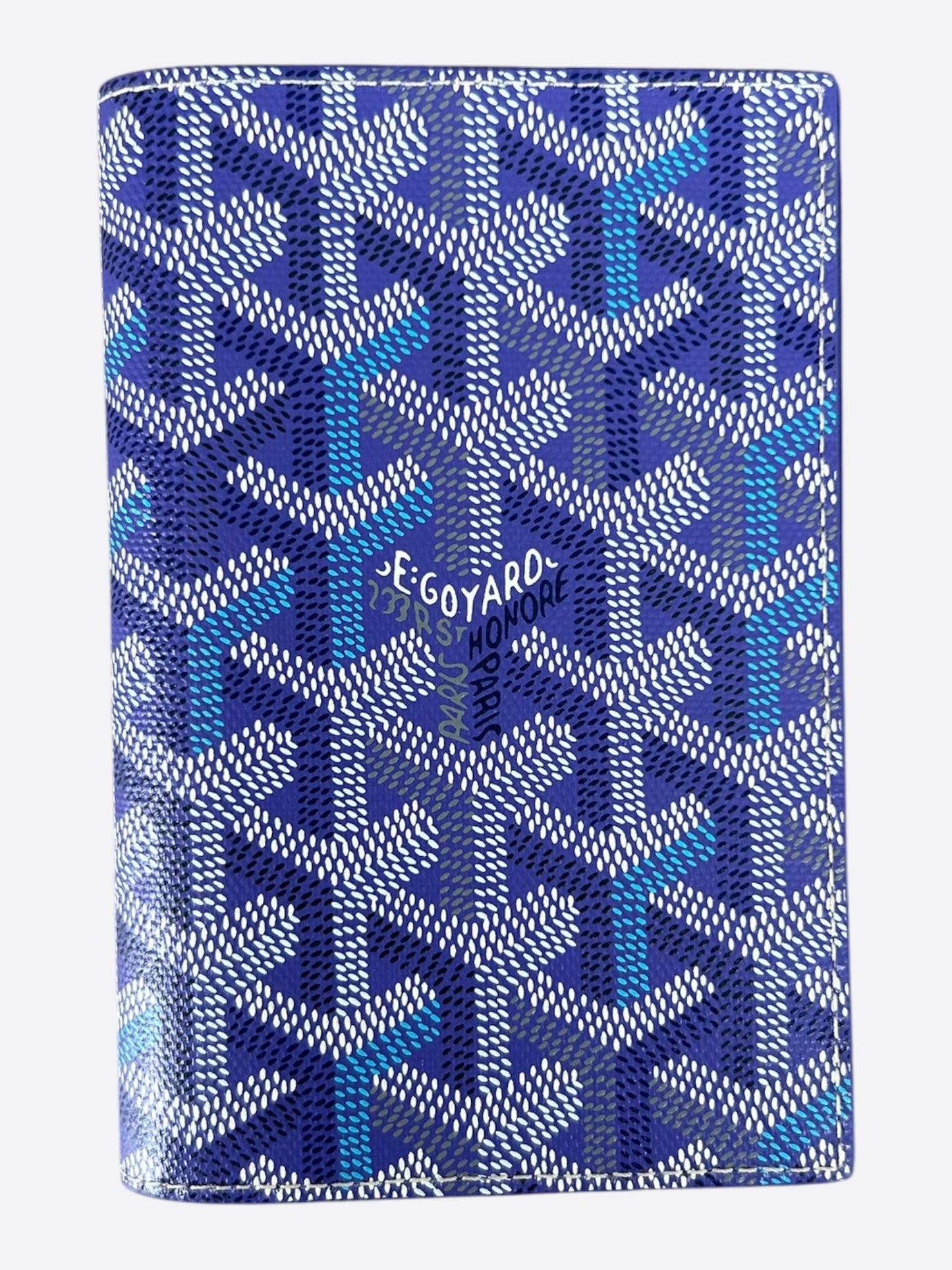 Goyard Purple & Blue Passport Holder