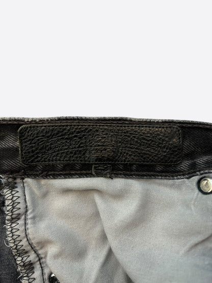 Chrome Hearts Levis Grey & Black Cross Patch Jeans