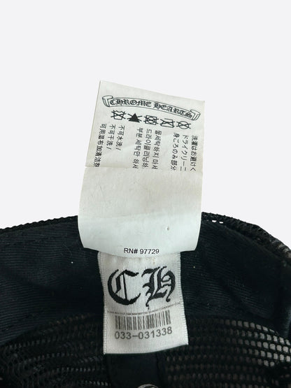 Chrome Hearts Black & Camouflage Cross Trucker Hat