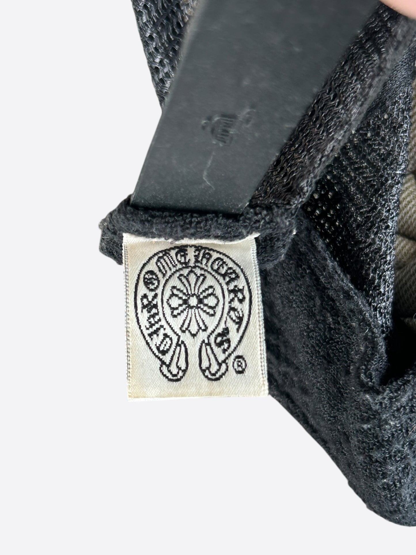 Chrome Hearts Black Embroidered CH Cross Patch Hat