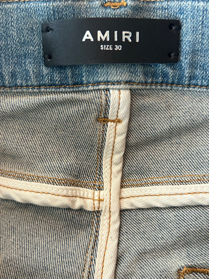 Amiri Antique Indigo & Blue Patch MX1 Jeans
