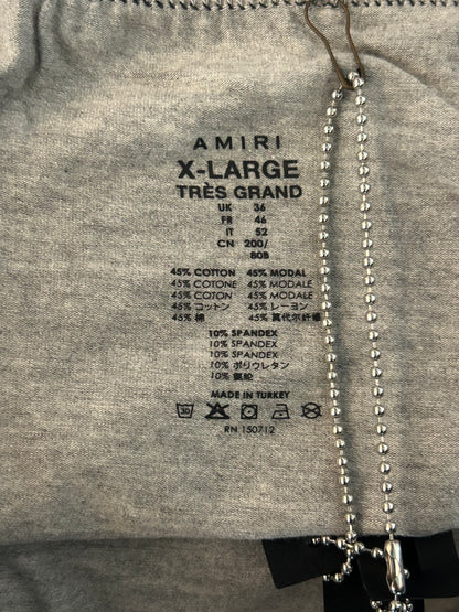 Amiri Grey & White Repeat Logo Boxershorts