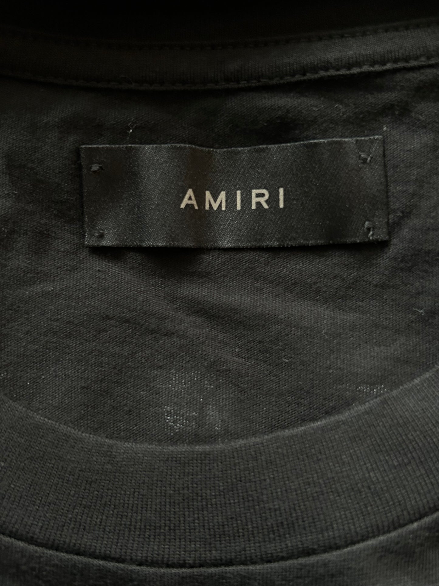 Amiri Black & Red Shanghai Exclusive Bones T-Shirt