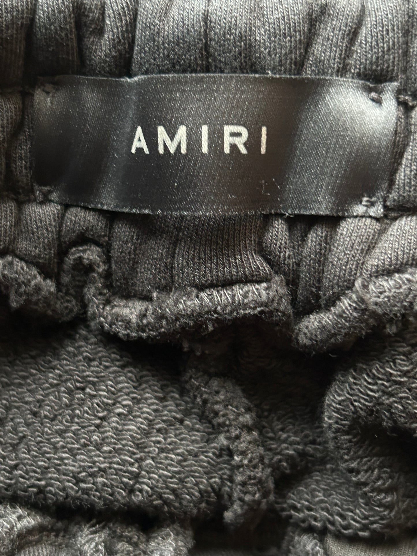 Amiri Black & Red Shanghai Exclusive Logo Shorts
