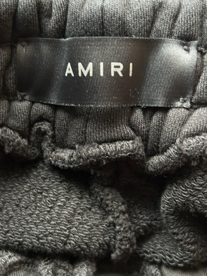 Amiri Black & Red Shanghai Exclusive Logo Shorts