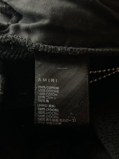 Amiri Black & Red Shanghai Exclusive Logo Shorts