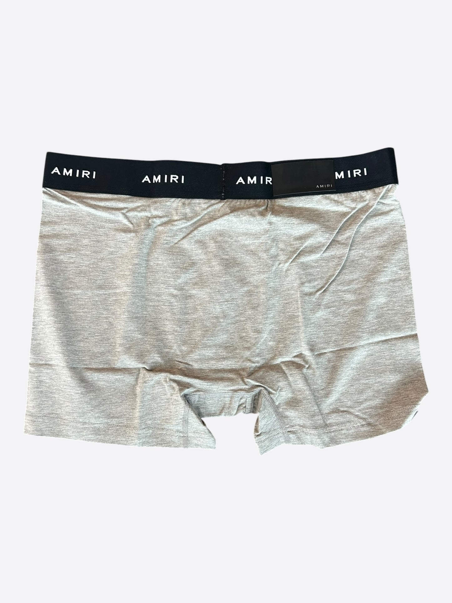 Amiri Grey & White Repeat Logo Boxershorts
