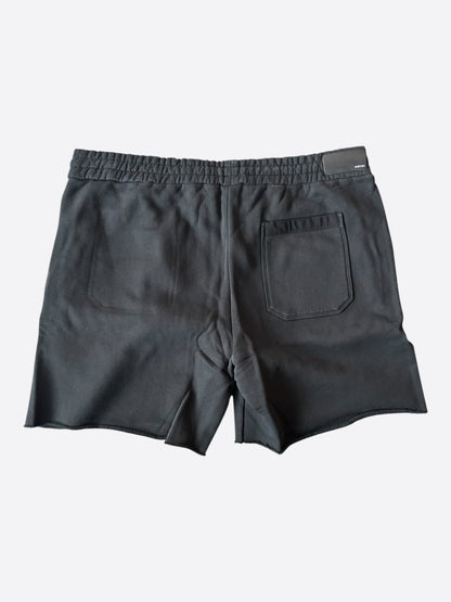 Amiri Black & White Dubai Exclusive Logo Shorts
