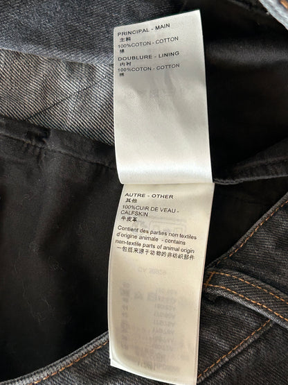 Louis Vuitton Grey Flower Monogram Jeans