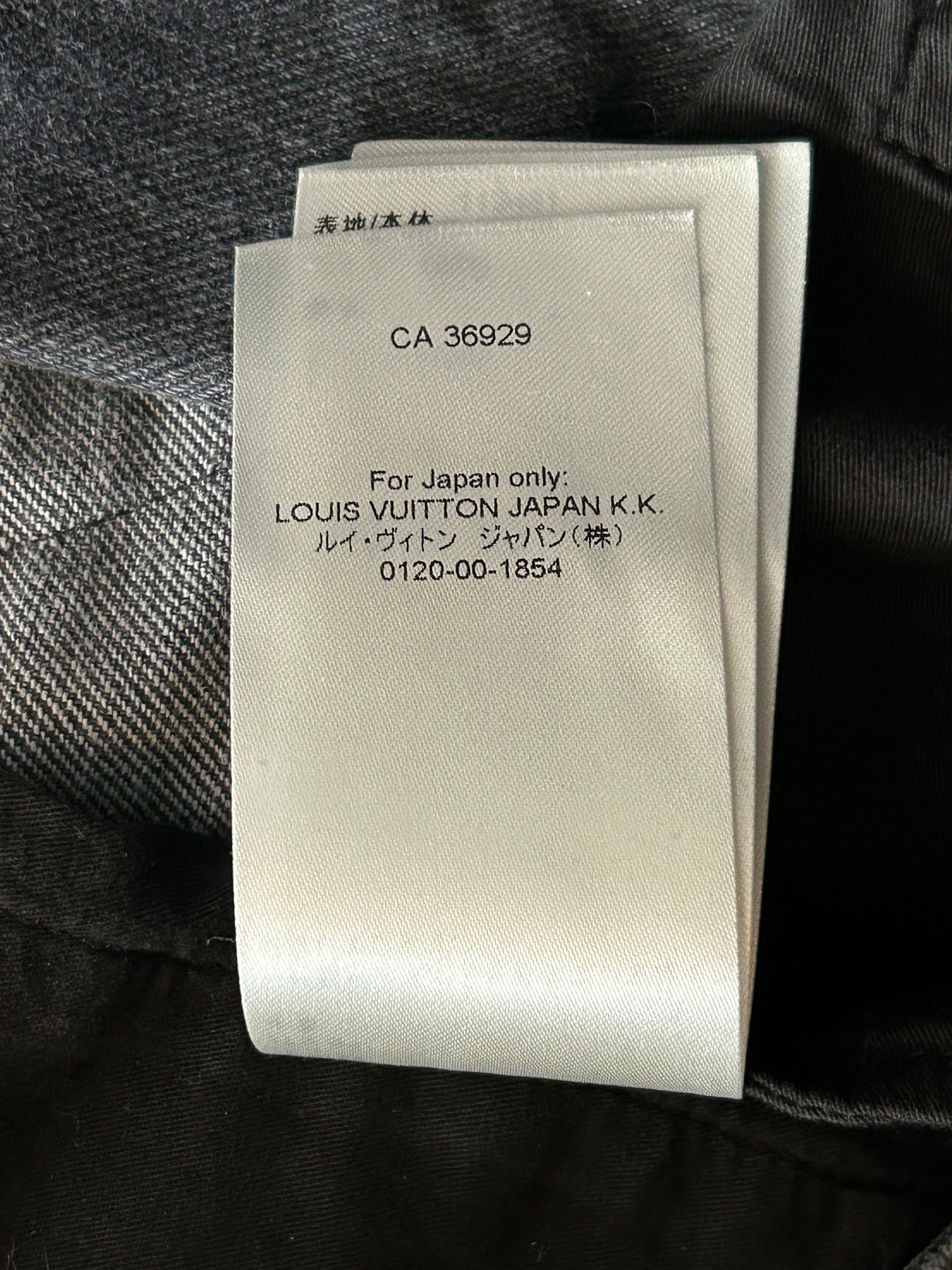 Louis Vuitton Grey Flower Monogram Jeans