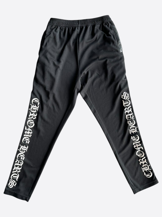 Chrome Hearts Black & White Snap Button Tearaway Track Pants