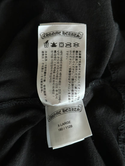 Chrome Hearts Black & White Cross Logo Longsleeve T-Shirt