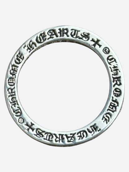 Chrome Hearts Silver & Diamond Thin Spacer Ring