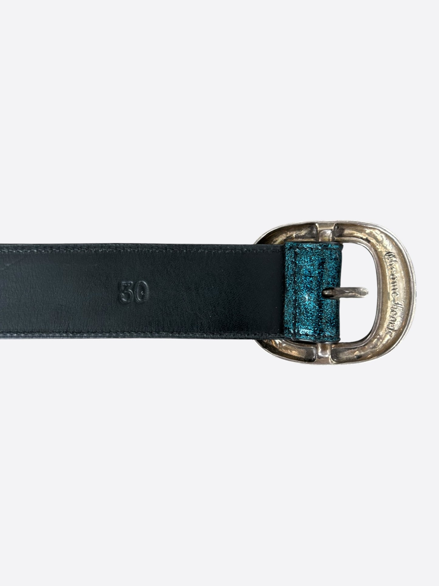 Chrome Hearts Blue Galaxy & Silver Gunslinger Belt