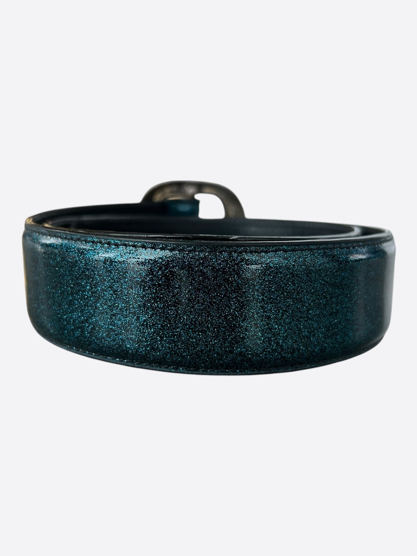 Chrome Hearts Blue Galaxy & Silver Gunslinger Belt