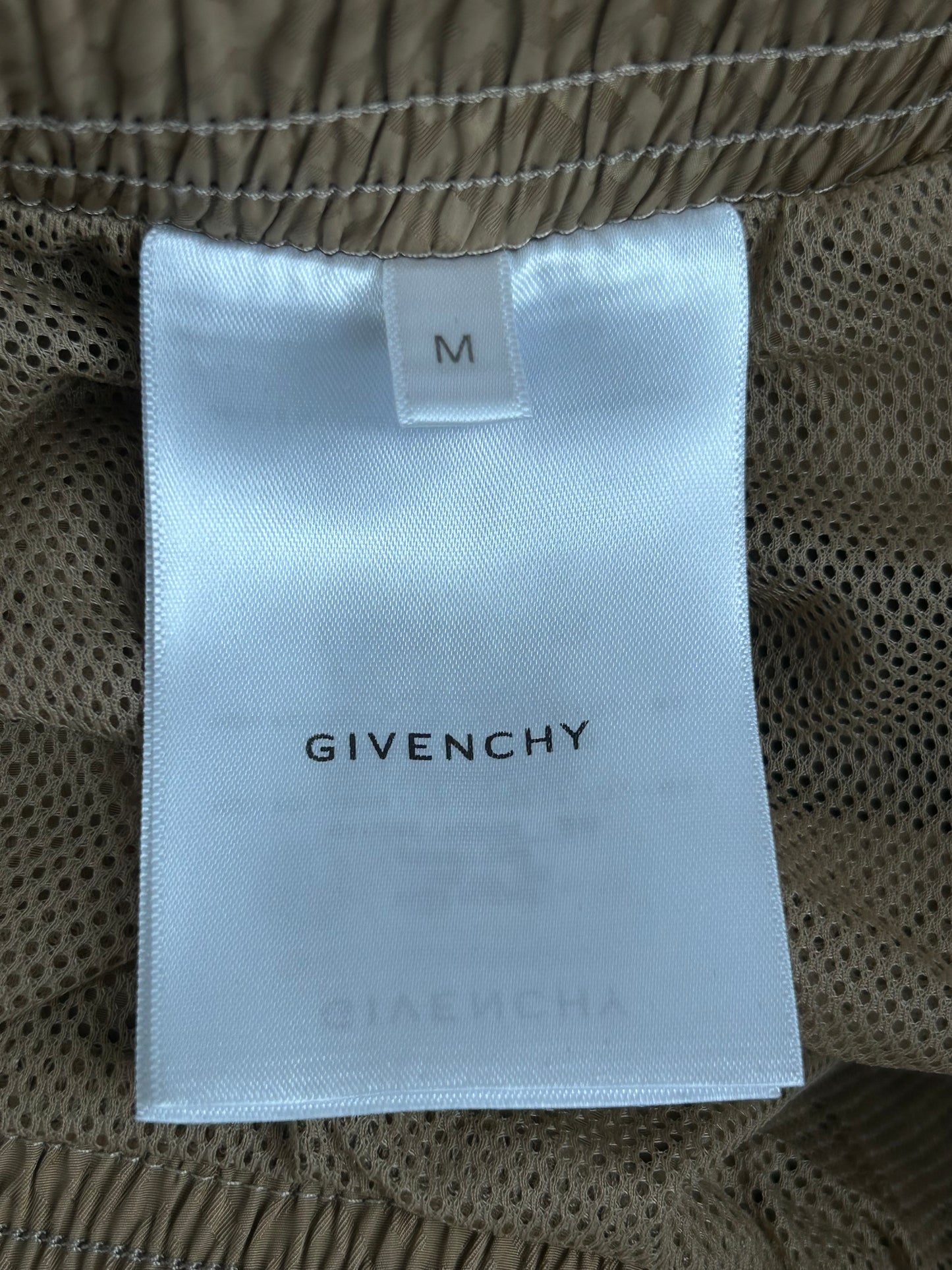 Givenchy Tan Monogram Swim Shorts