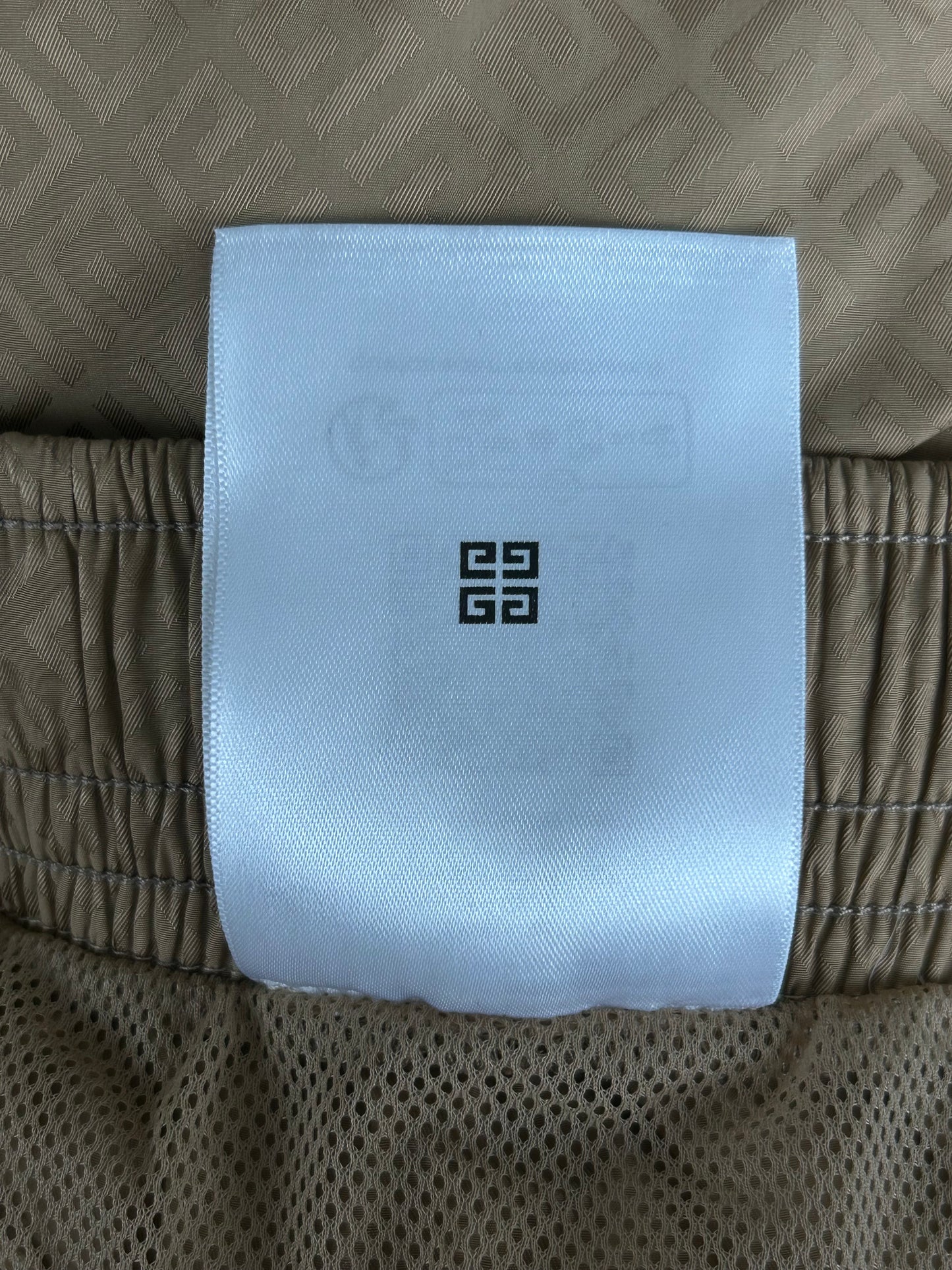 Givenchy Tan Monogram Swim Shorts