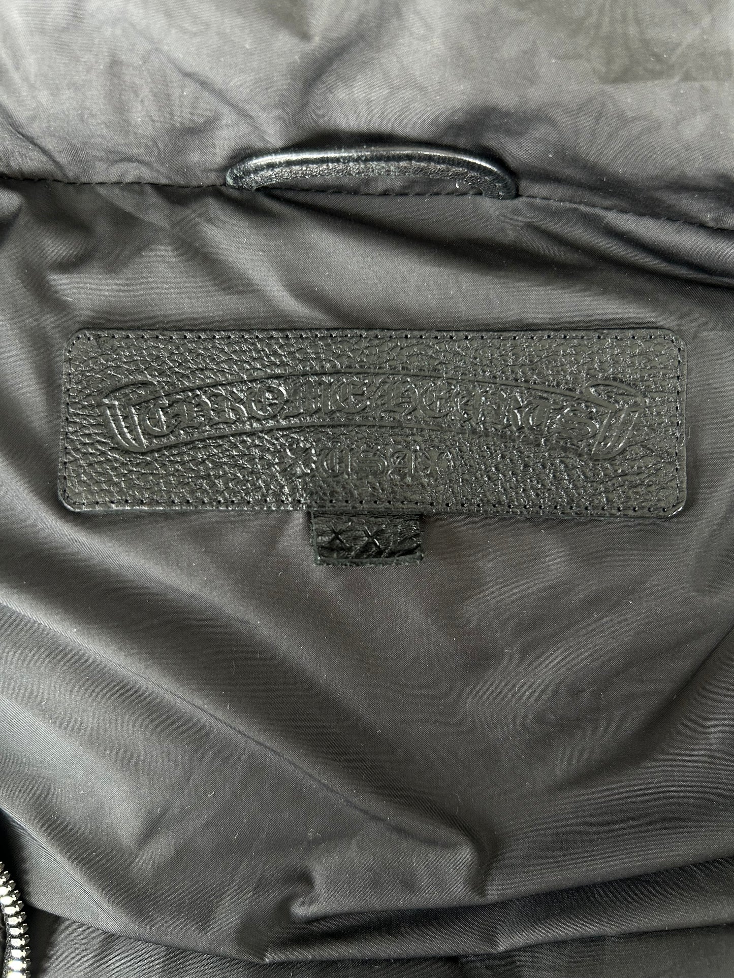 Chrome Hearts Black Cross Jacquard Puffer Jacket