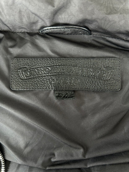 Chrome Hearts Black Cross Jacquard Puffer Jacket
